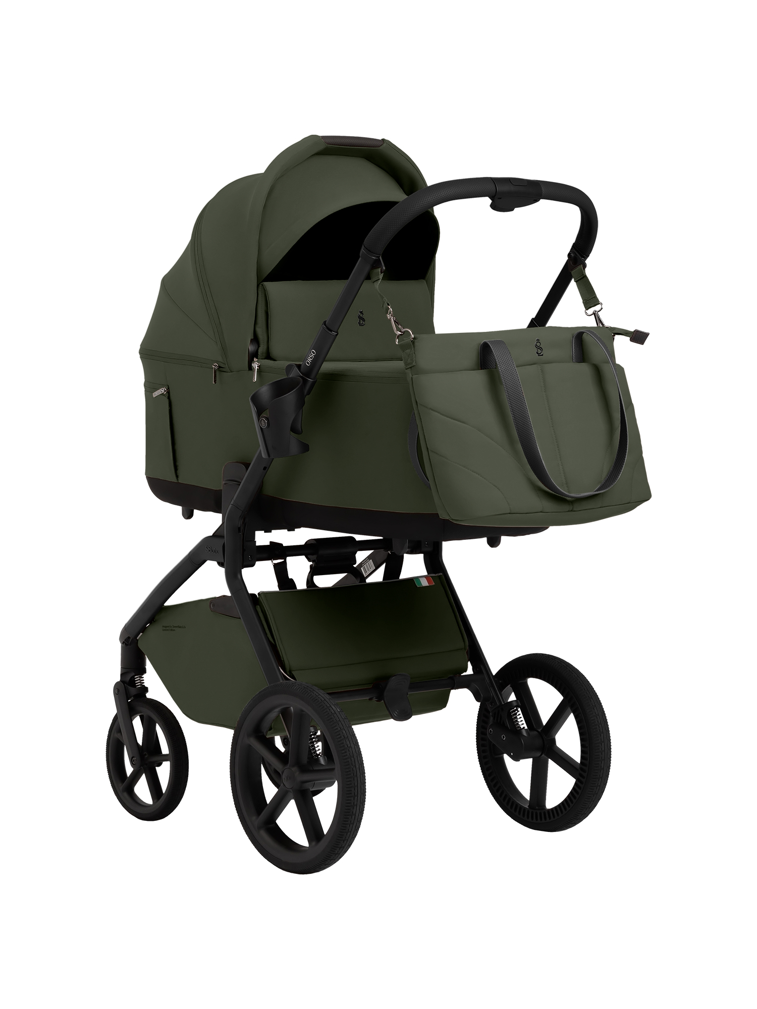 Коляска 2в1 Sweet Baby Orso Dark Green зеленый - фото 19