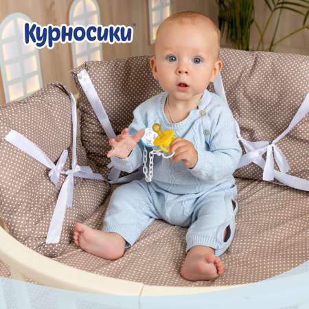 Пустышка Курносики латекс анатомическая от 6 мес. 2 шт.