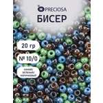 Набор для творчества Preciosa бисер чешский 10/0 20 г 4 цв
