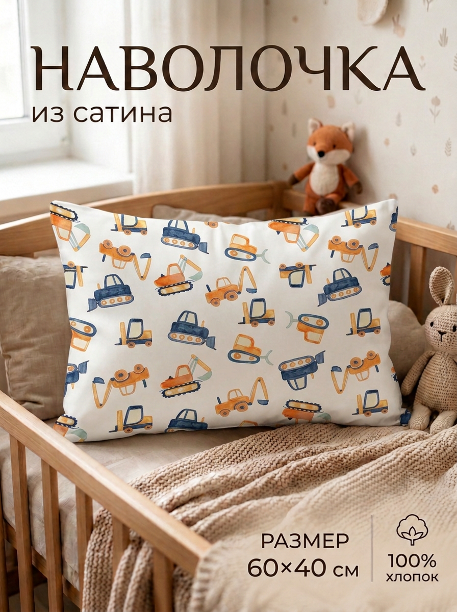 Наволочка Мягкий Кролик Техника 40 x 60 см - фото 1