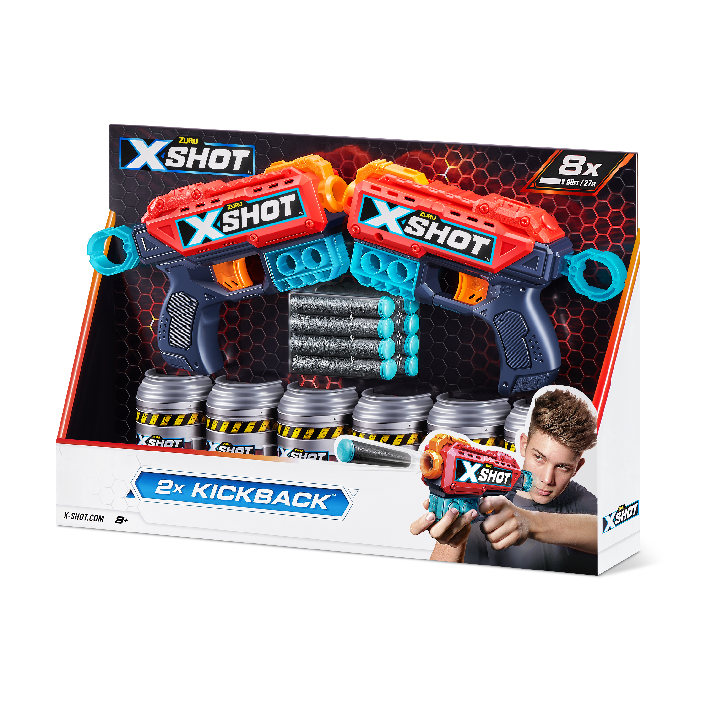 Бластер Zuru Excel X-Shot Ексель Дабл Кикбек - фото 9