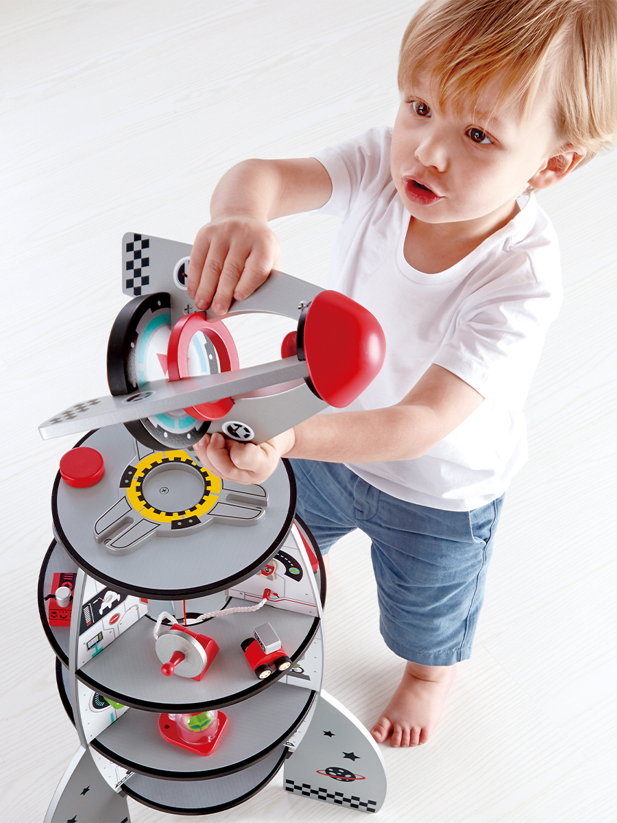Набор игровой HAPE Четырехступенчатый космический корабль E3021_HP E3021_HP - фото 5
