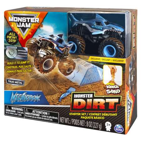 Автомобиль Monster Jam Megladon с кинетическим песком