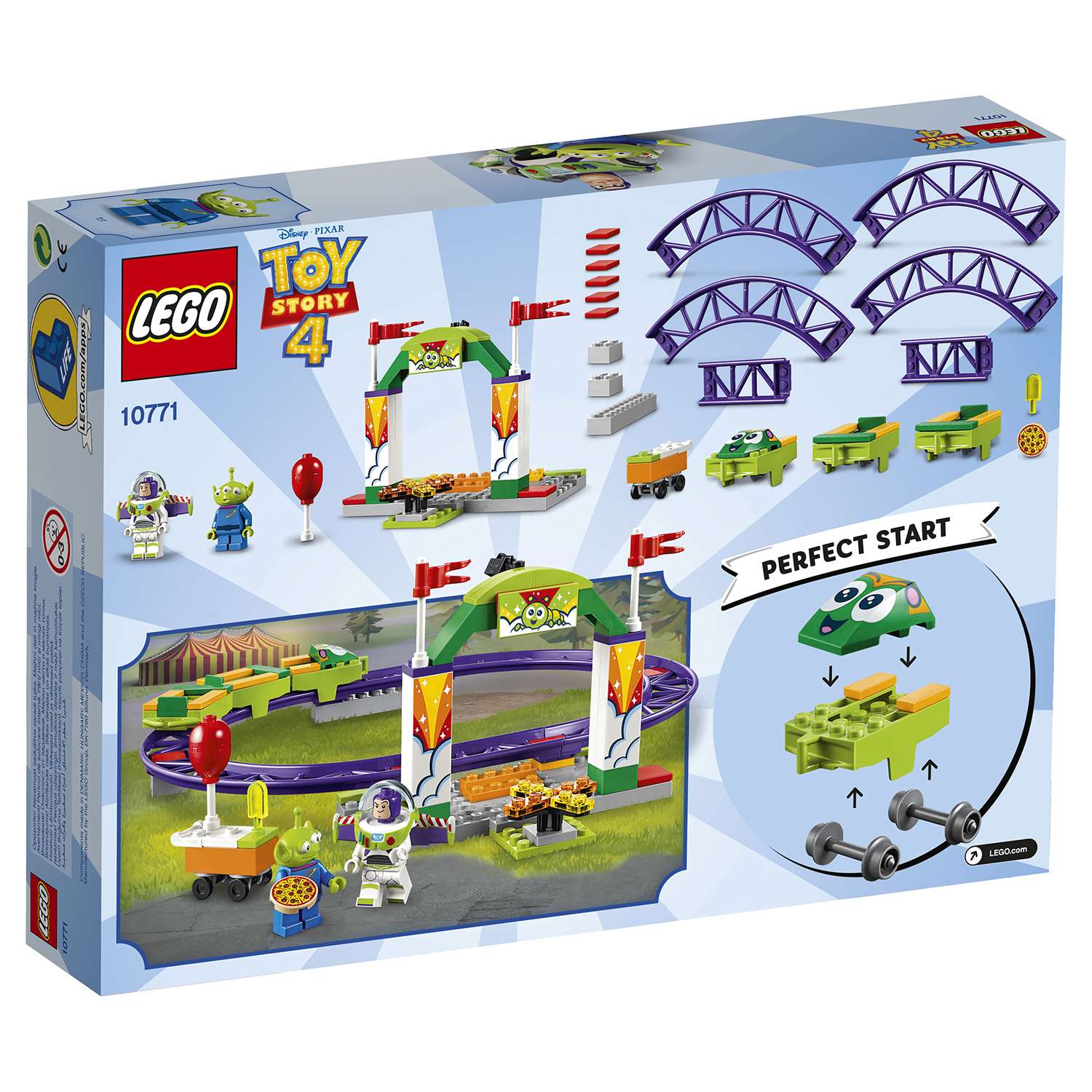 Конструктор LEGO 4+ Аттракцион Паровозик блочный - фото 3