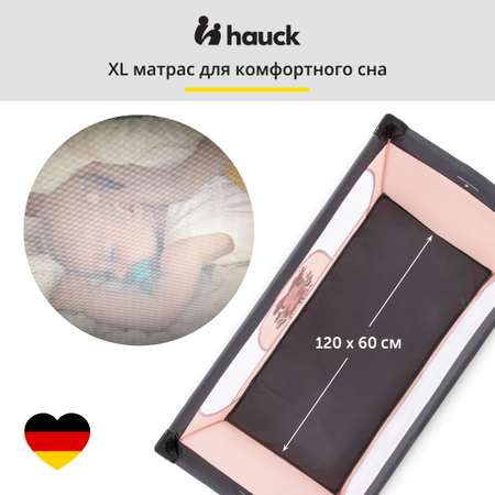 Кроватка-манеж Hauck Dream N Play Minnie Sweetheart складная с матрасом 120х60 см