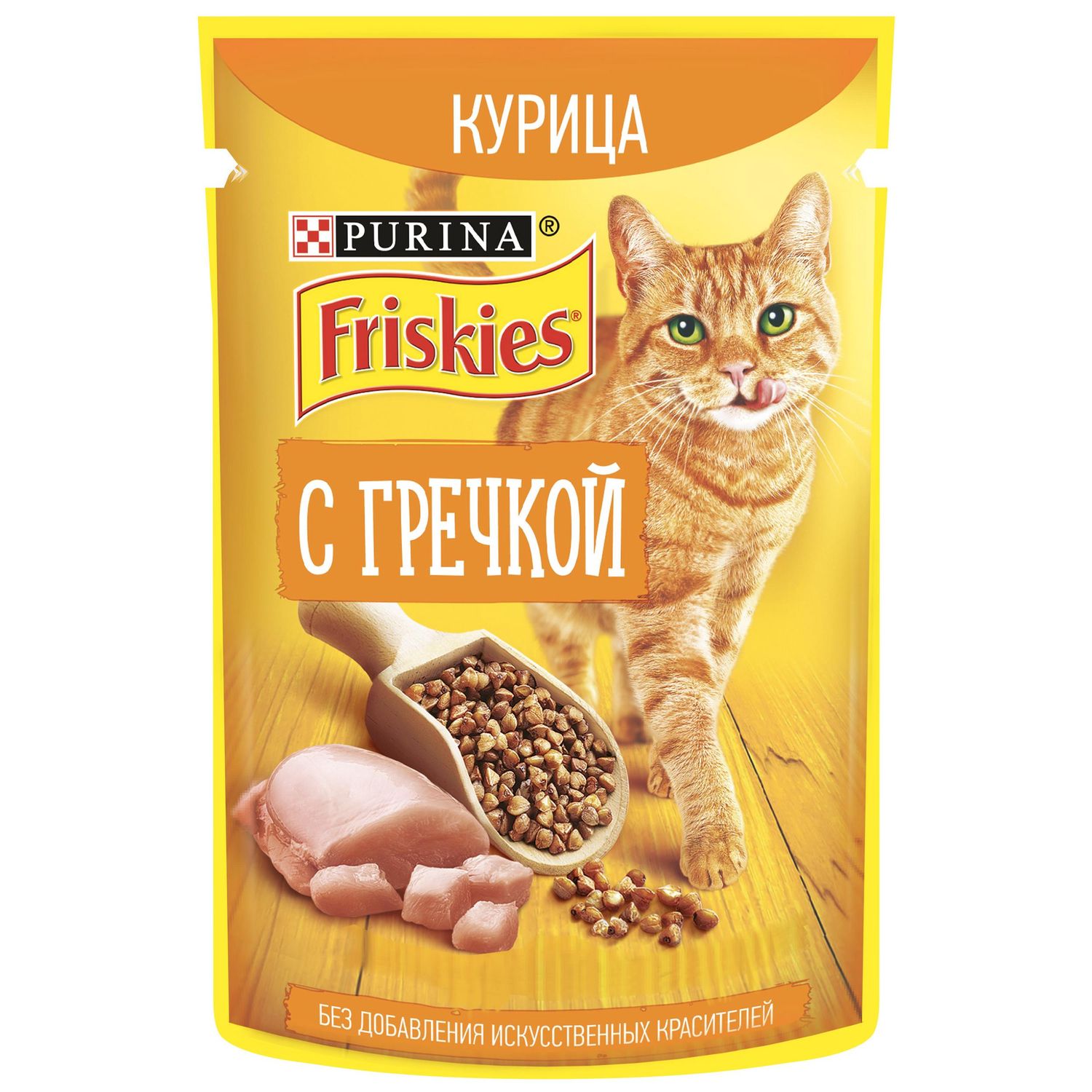 Корм для кошек Friskies курица гречка 75г - фото 1