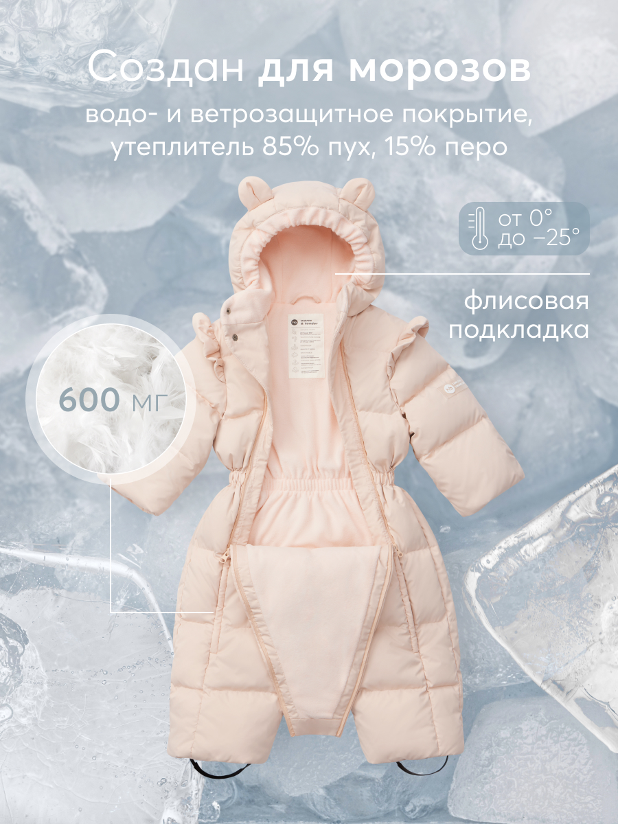 Комбинезон Happy Baby 89028_light-pink - фото 2