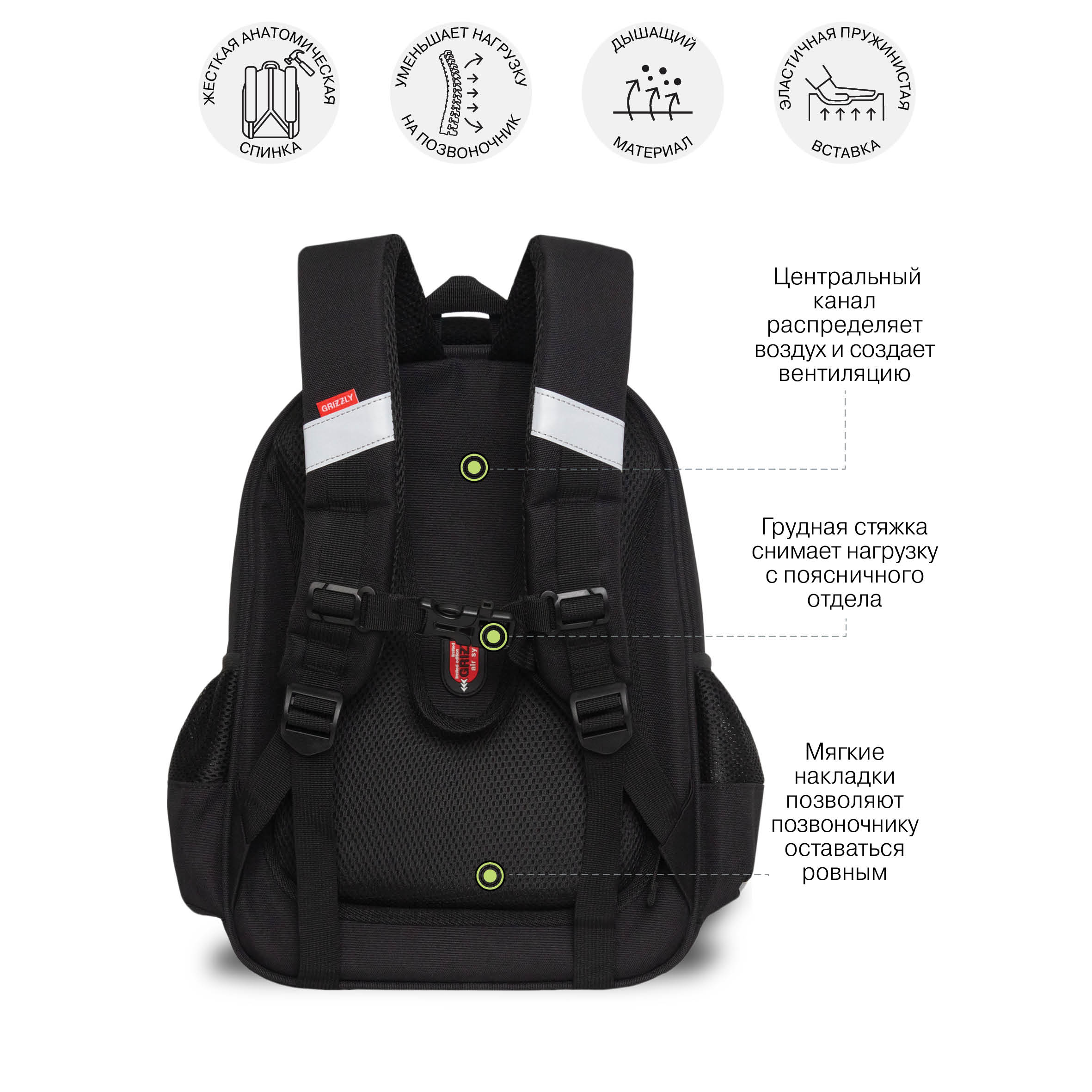 Ранец Grizzly Динозавры - фото 10