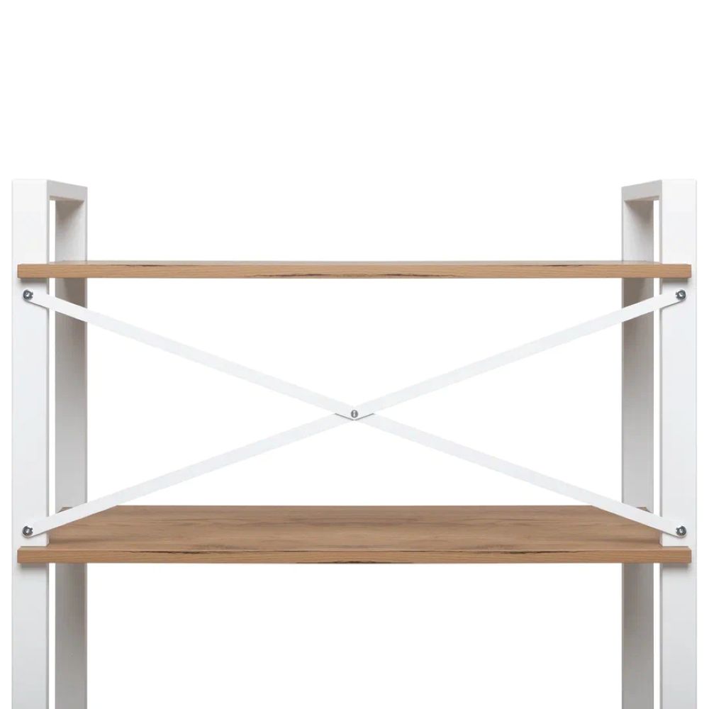 Стеллаж Leset Стилвуд 135 Белый/Дуб крафт золотой - фото 9