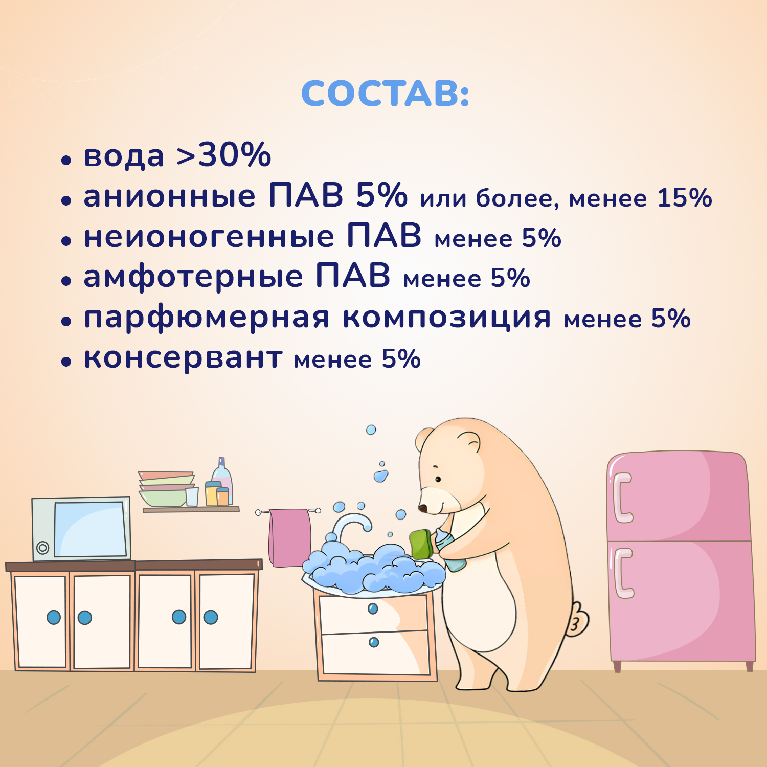 Средство для мытья посуды AQA baby Бутылочек и сосок 500 мл - фото 8
