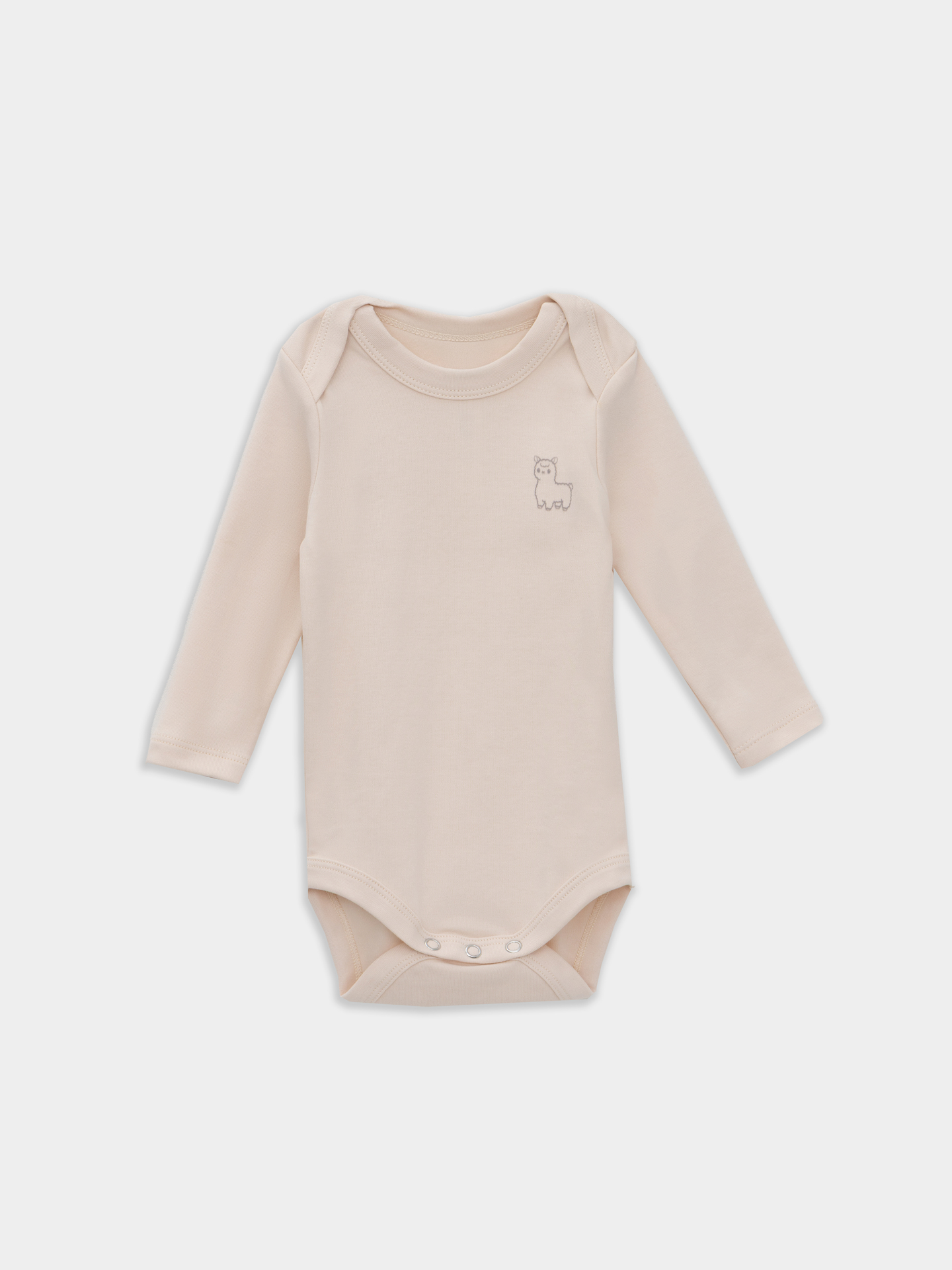 Боди 2 шт Mark Formelle (Марк Формэль) 13016-2/альпаки на сером +пудровый - фото 3