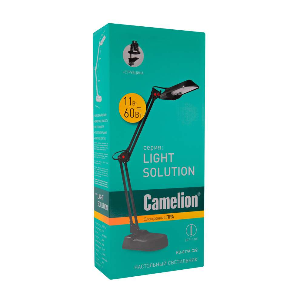 Светильник настольный Camelion KD-017A C02 - фото 13