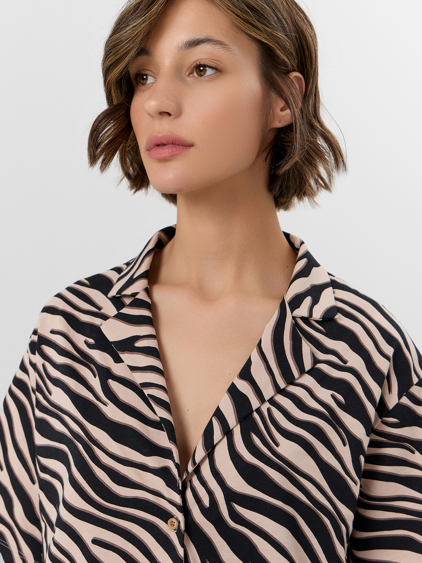 Пижама Mark Formelle (Марк Формэль) 592554/зебра на холодном бежевом - фото 6