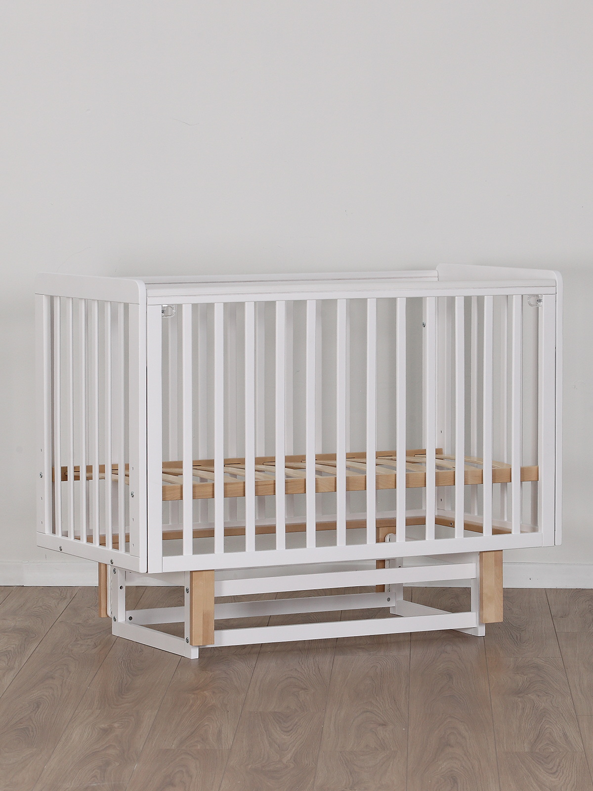 Детская кроватка Уютная среда Кроватка КР120, поперечный маятник (белый) - фото 30