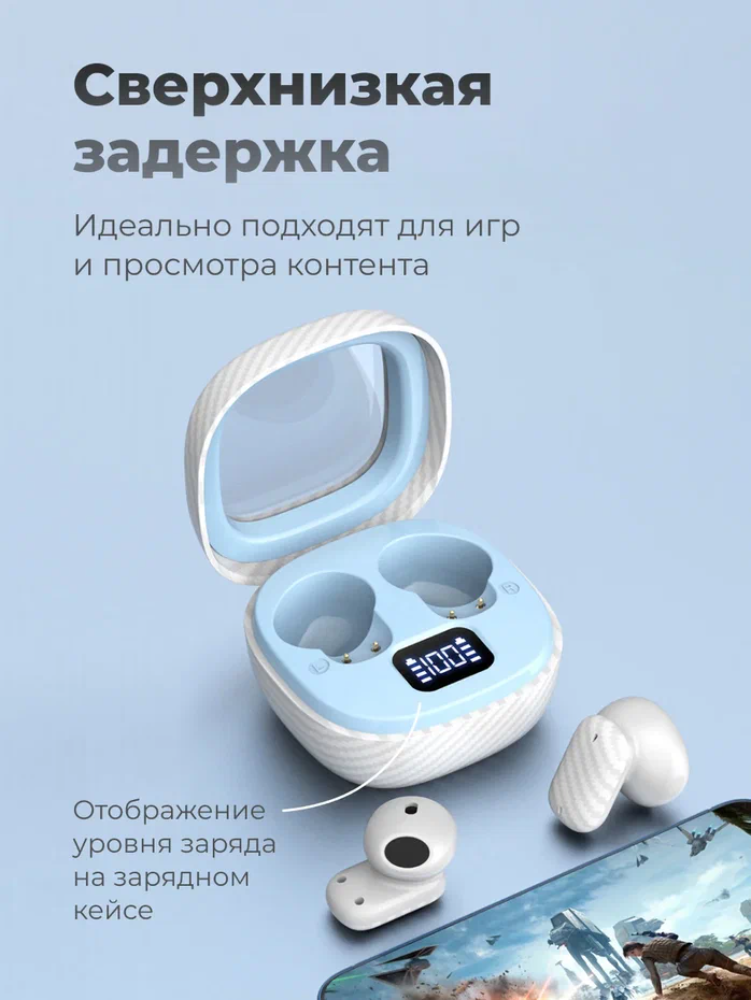 Наушники-вкладыши GEOZON G-S14WHT - фото 3