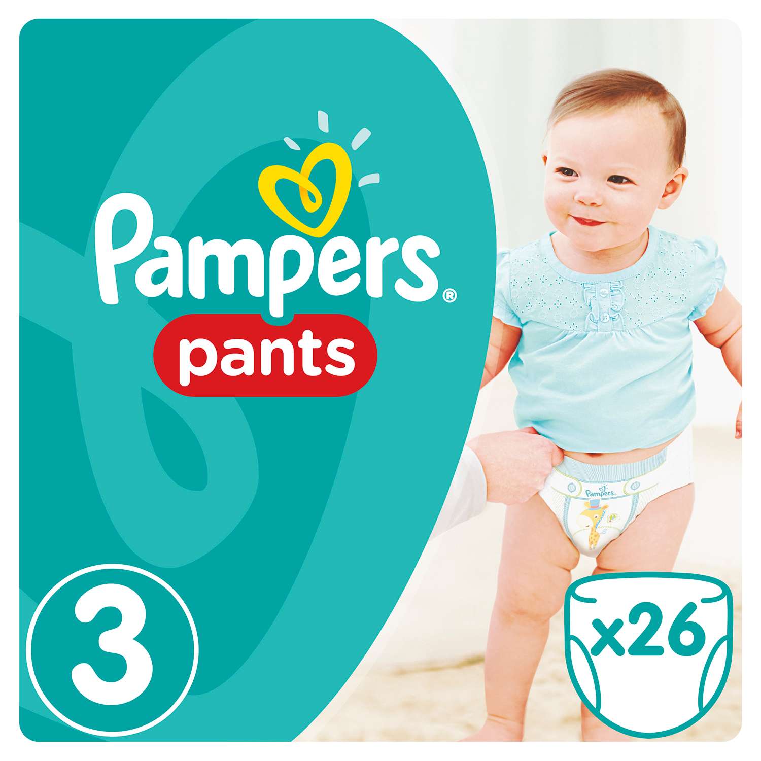 Трусики Pampers Pants 3 (6-11 кг) 26 шт. - фото 1
