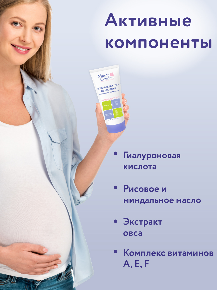 Молочко Mama Com.fort Интенсивное увлажнение 175 мл - фото 8