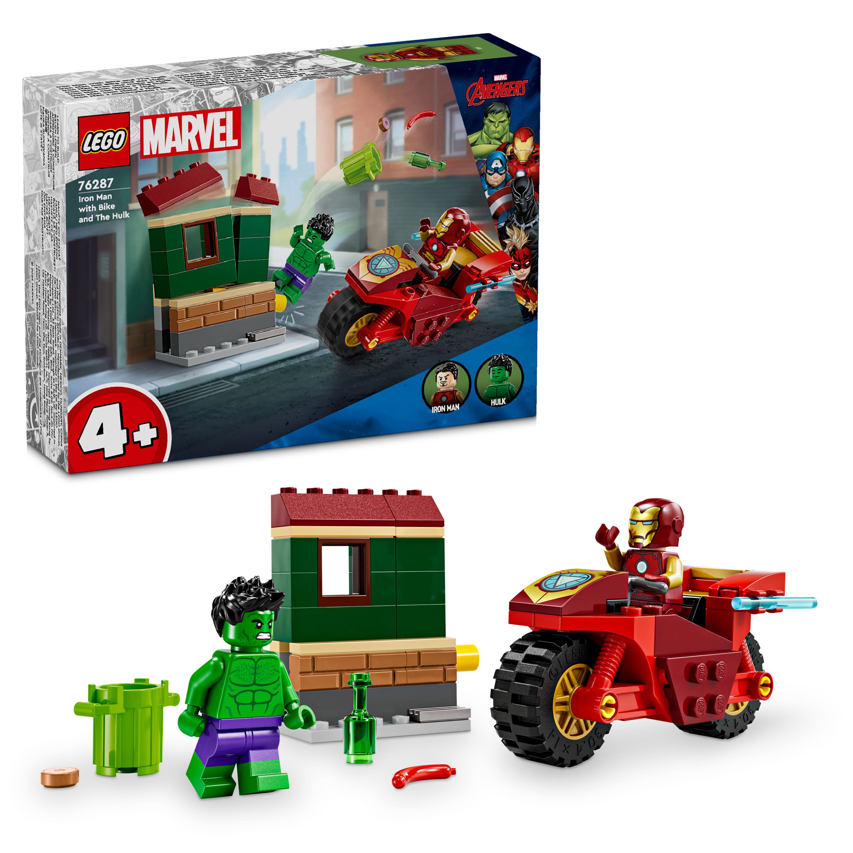 Конструктор LEGO Marvel Super Heroes Железный человек и Халк - фото 1