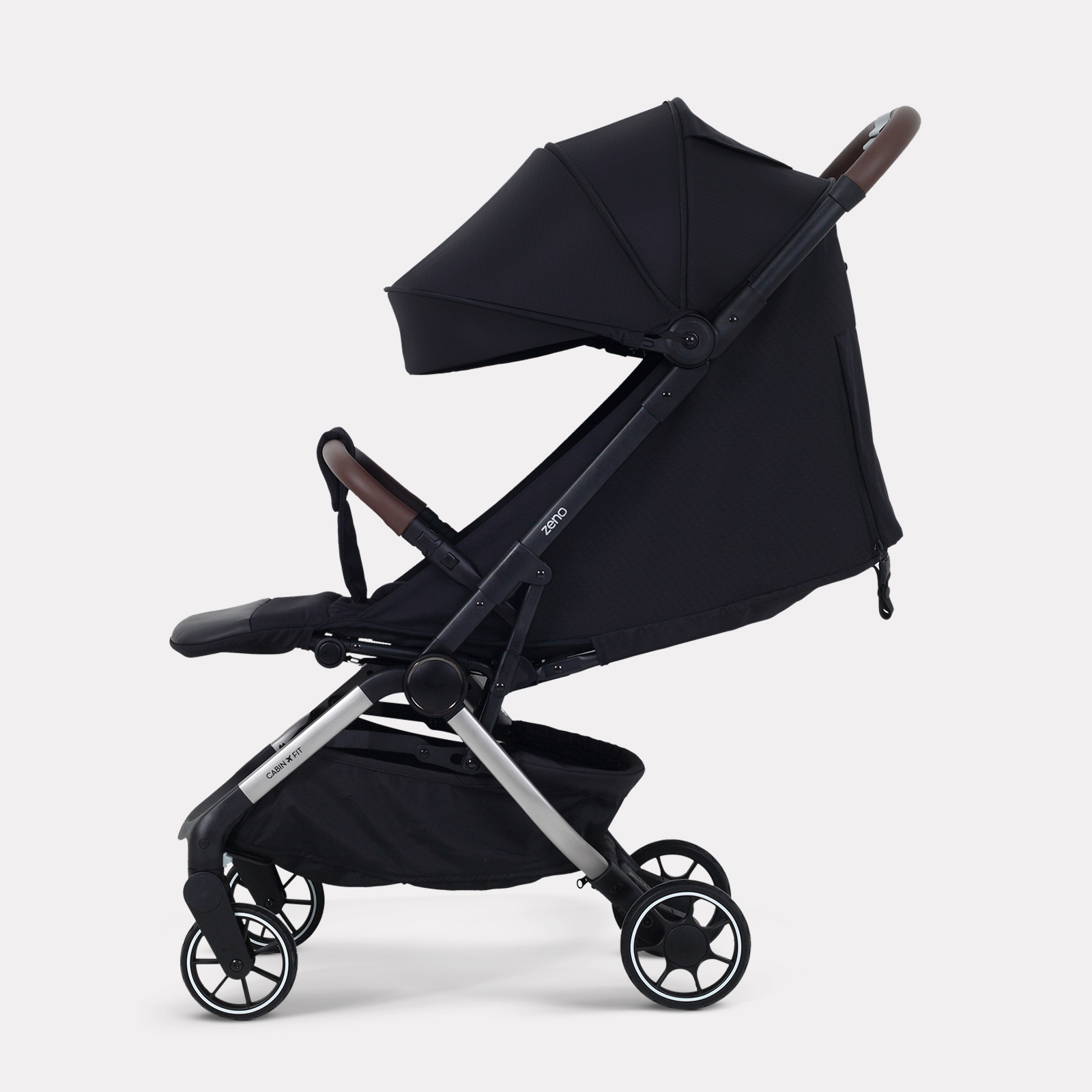 Коляска прогулочная Rant Zeno черный - фото 7