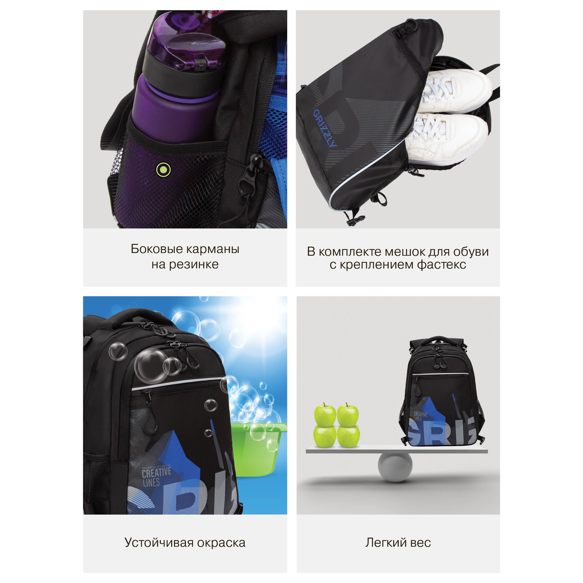 Рюкзак Grizzly для мальчика - фото 17