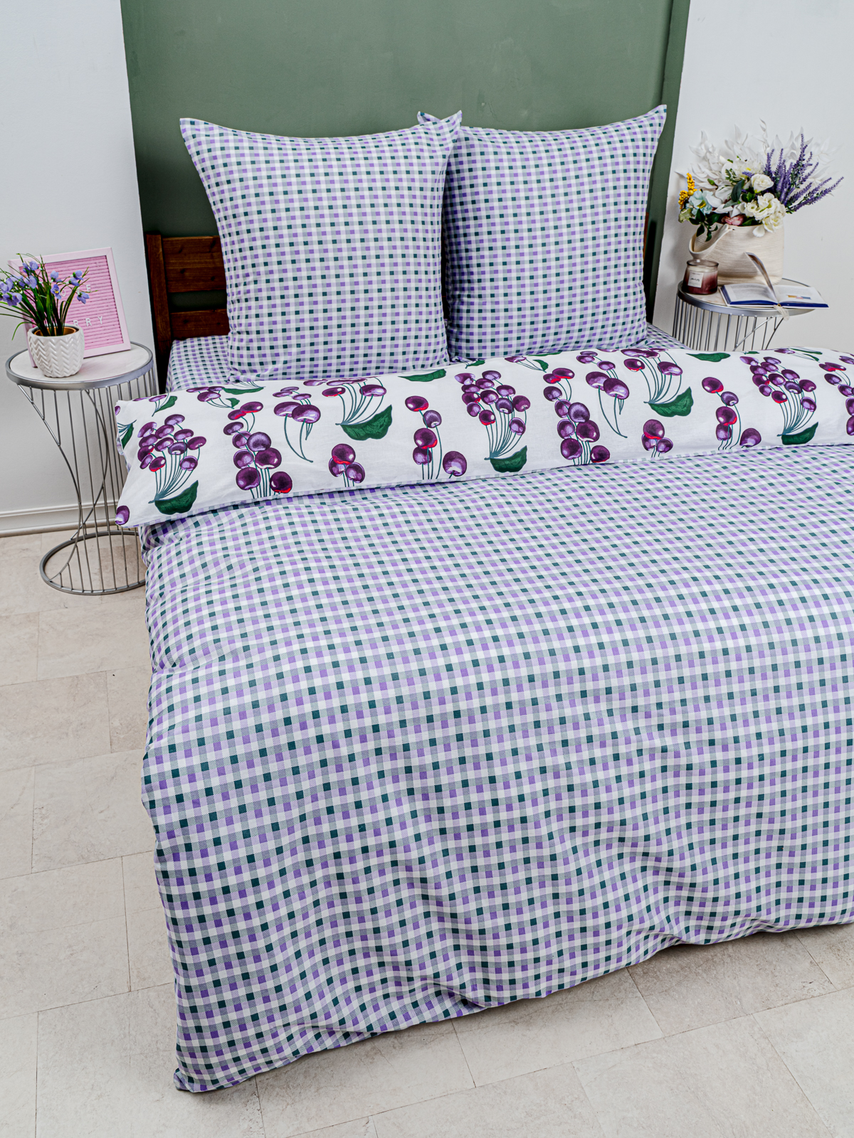 Комплект постельного белья LOVEBERRY Черешня евро 4 предм. - фото 11