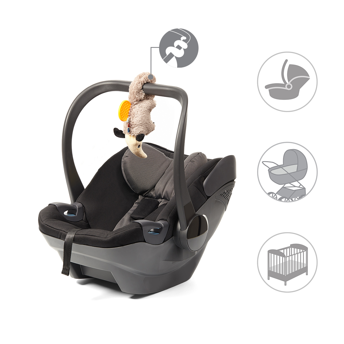 Игрушка Babyono подвеска Муравьед Edgar в ассортименте - фото 6