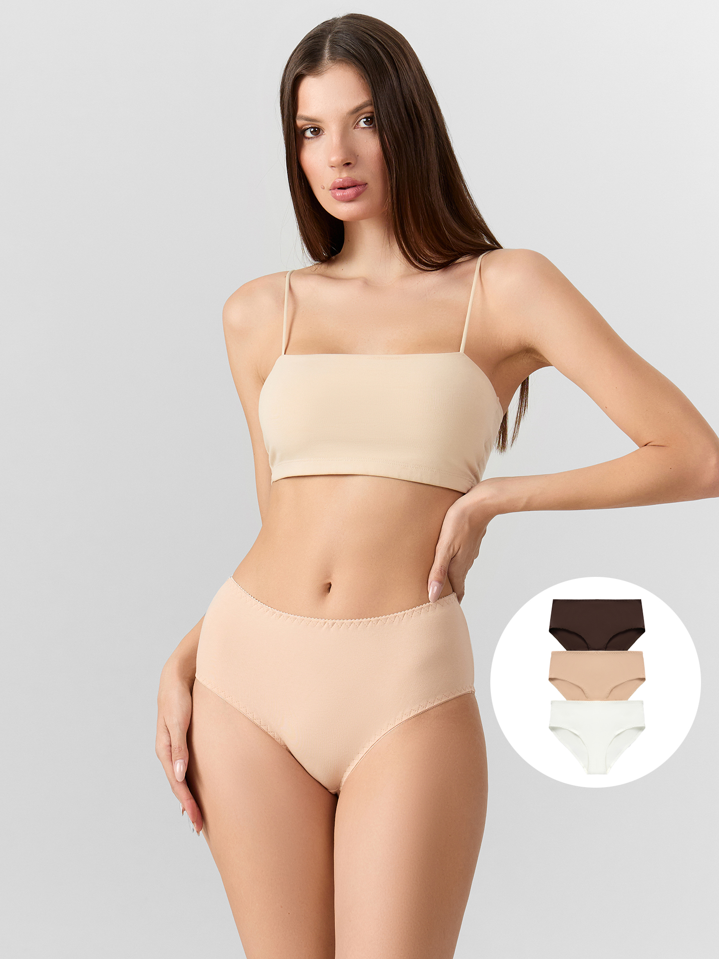 Трусы 3 шт Mark Formelle (Марк Формэль) 412075-3/шоколадно -коричневый1 - фото 1