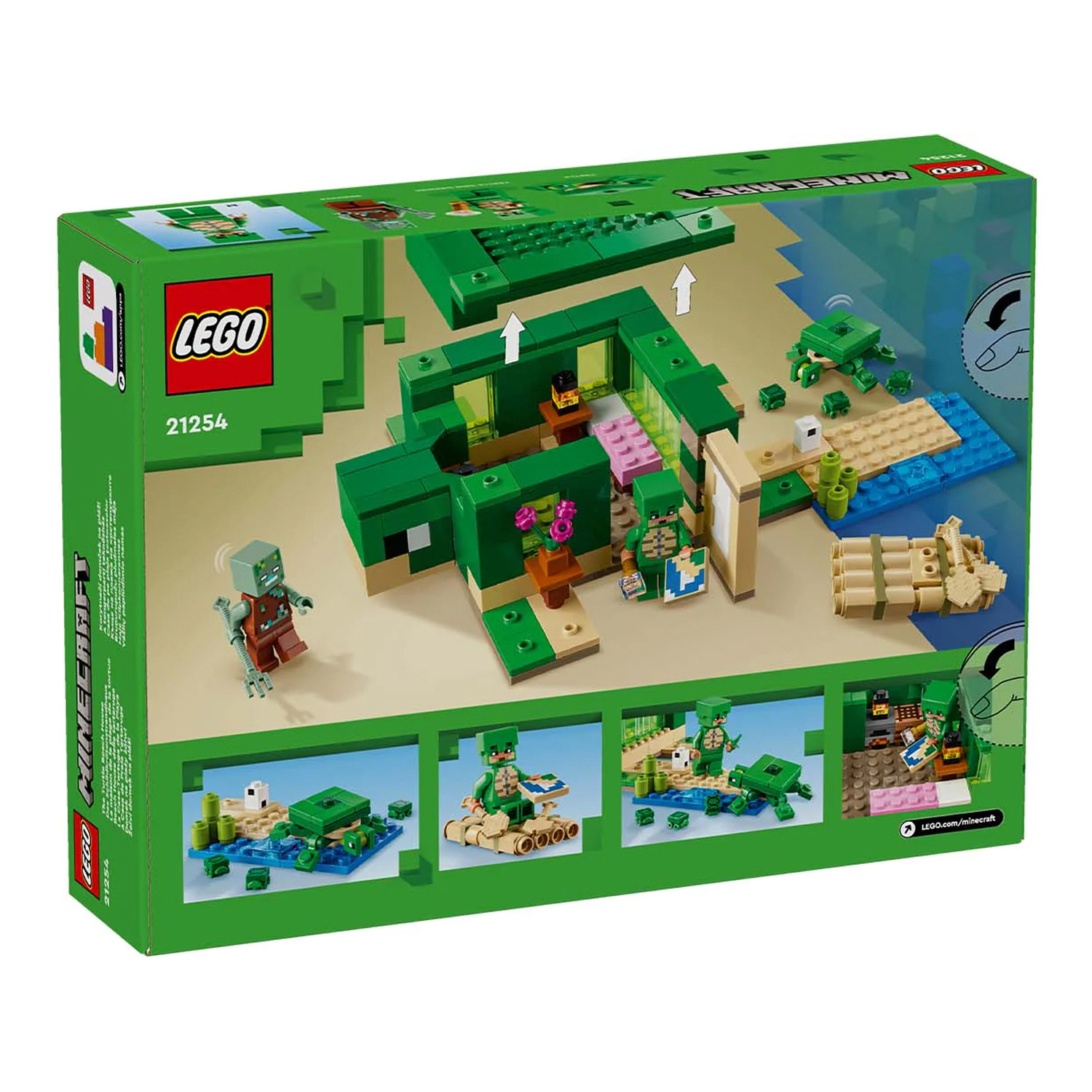 Конструктор LEGO Minecraft Домик на Черепашьем пляже - фото 12