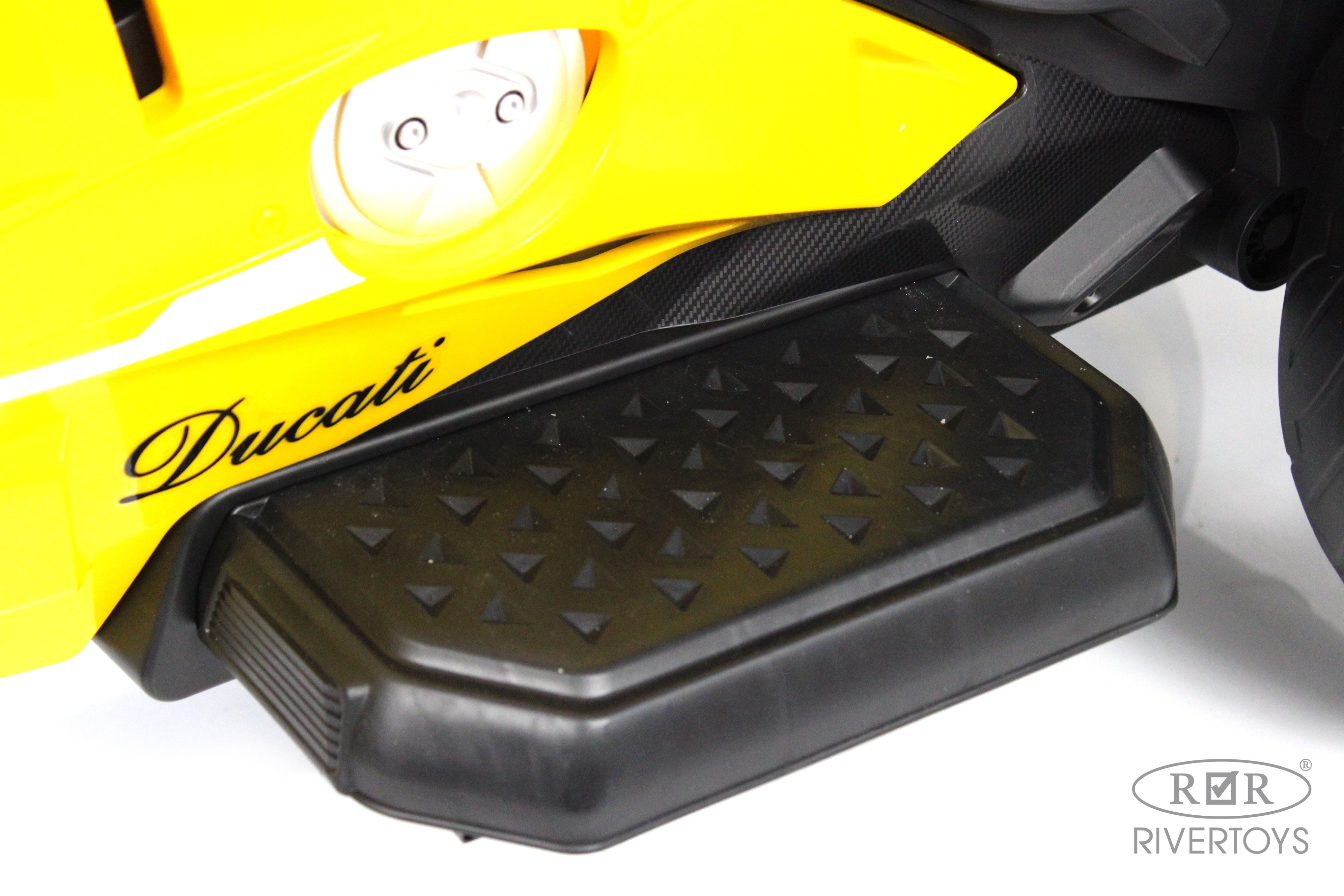 Электромотоцикл RIVERTOYS М777БХ-YELLOW - фото 14
