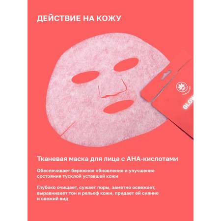 Маска тканевая NAME SKIN CARE пилинг с aha-кислотами 5 шт.