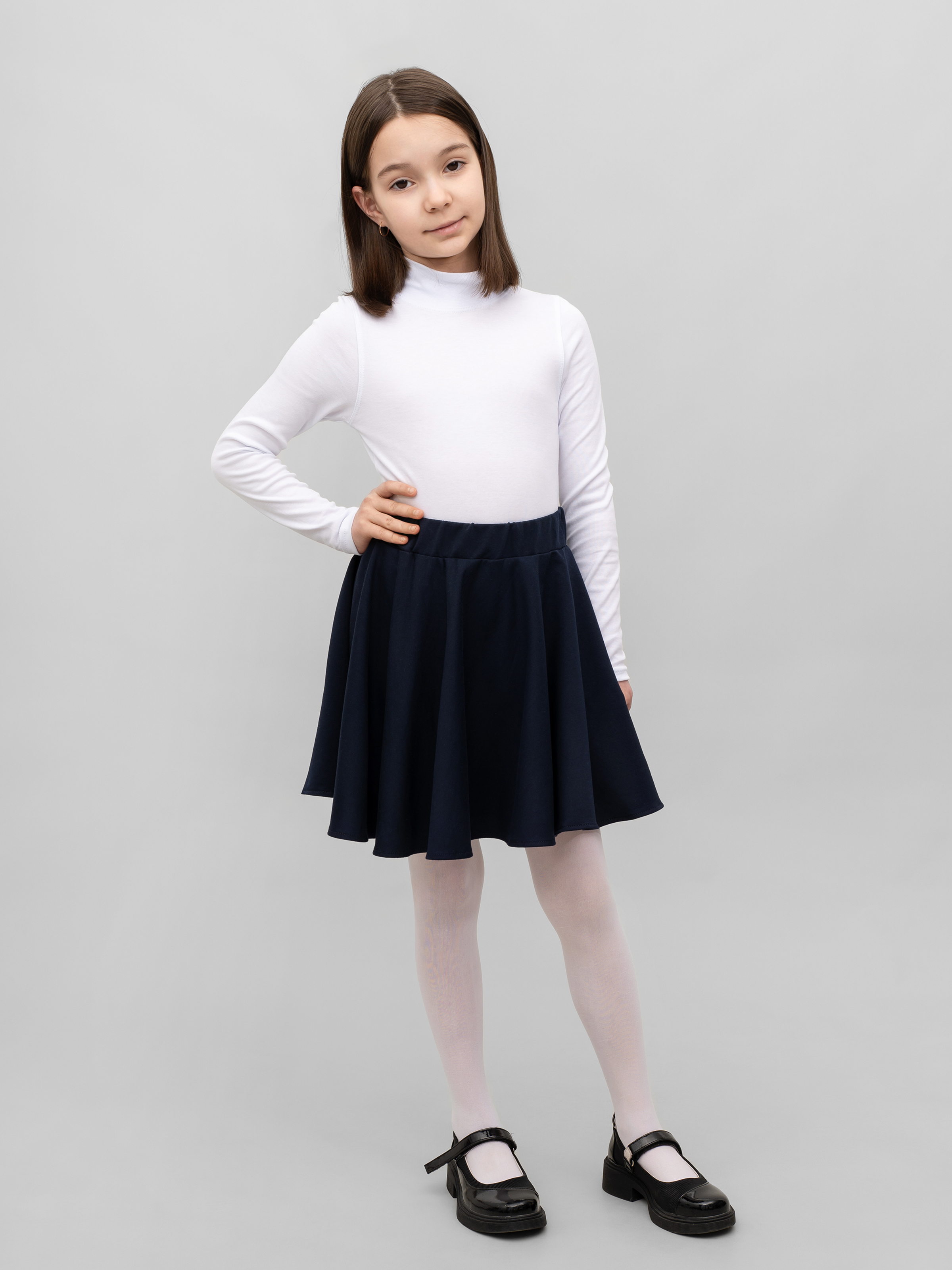 Юбка Утенок 454 т.синий - фото 5