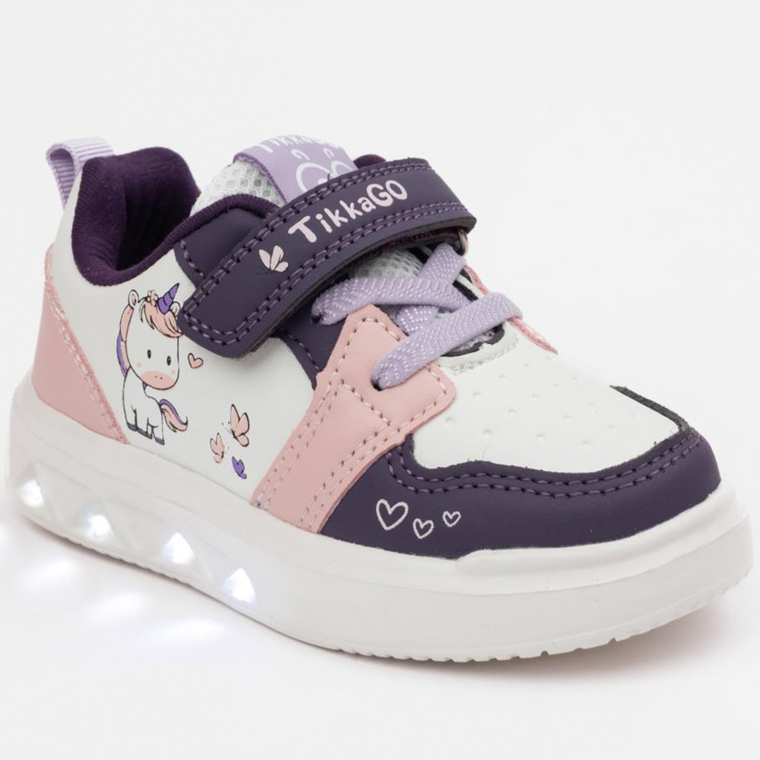 Кроссовки TikkaGo 1A05_6251-1_white-pink-violet - фото 4