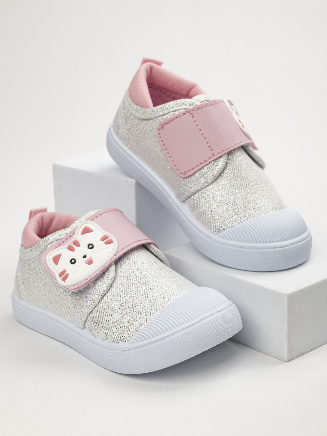 Кеды TikkaGo 7T22_12604_silver-pink - фото 1