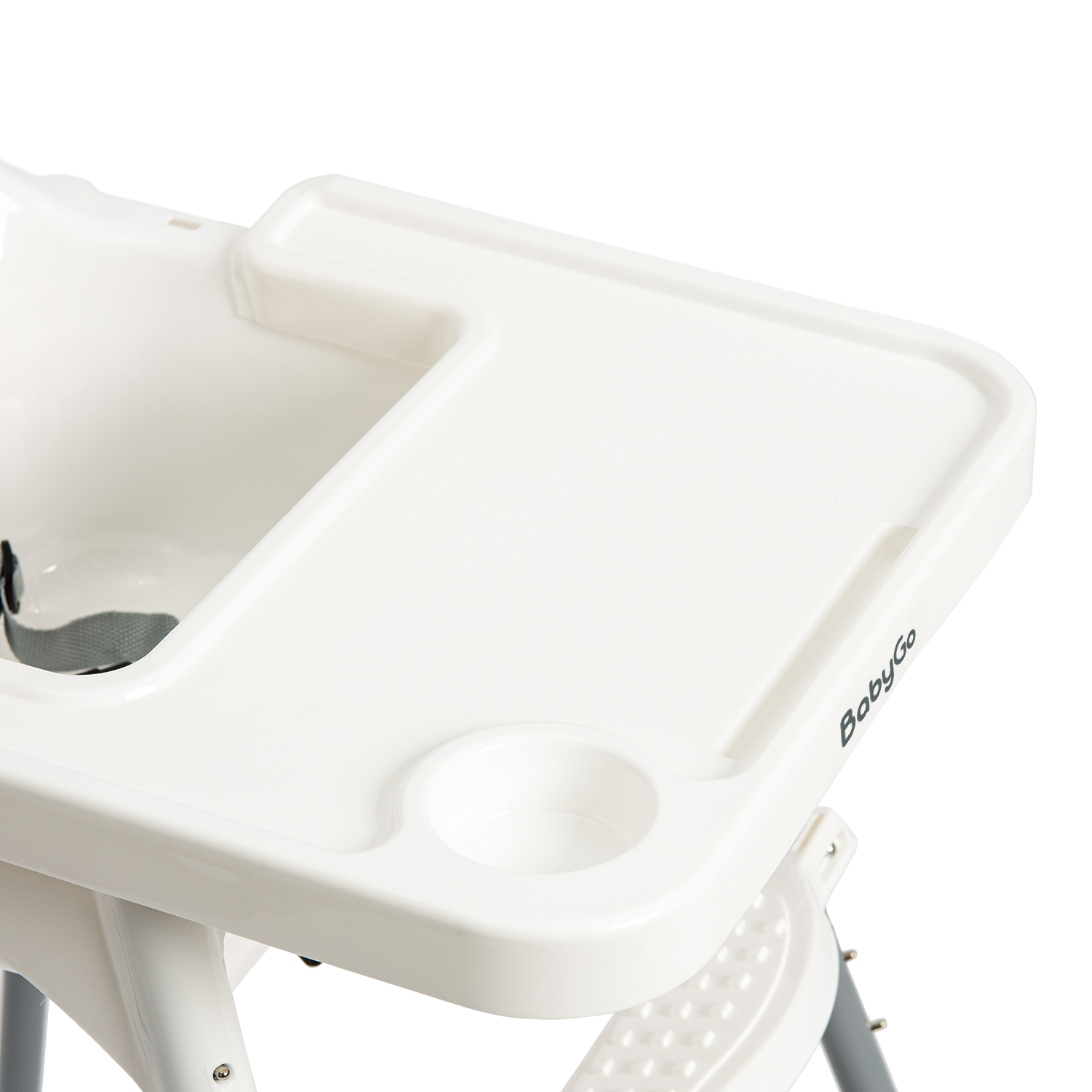 Стульчик для кормления BabyGo Snack Time белый - фото 12