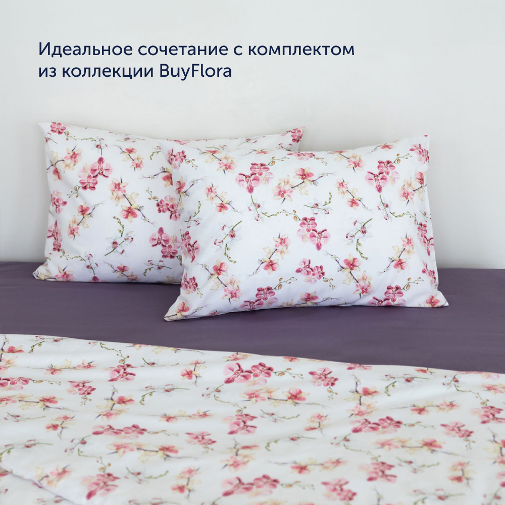 Простыня buyson Flowers 220 x 240 см 1 шт. - фото 10