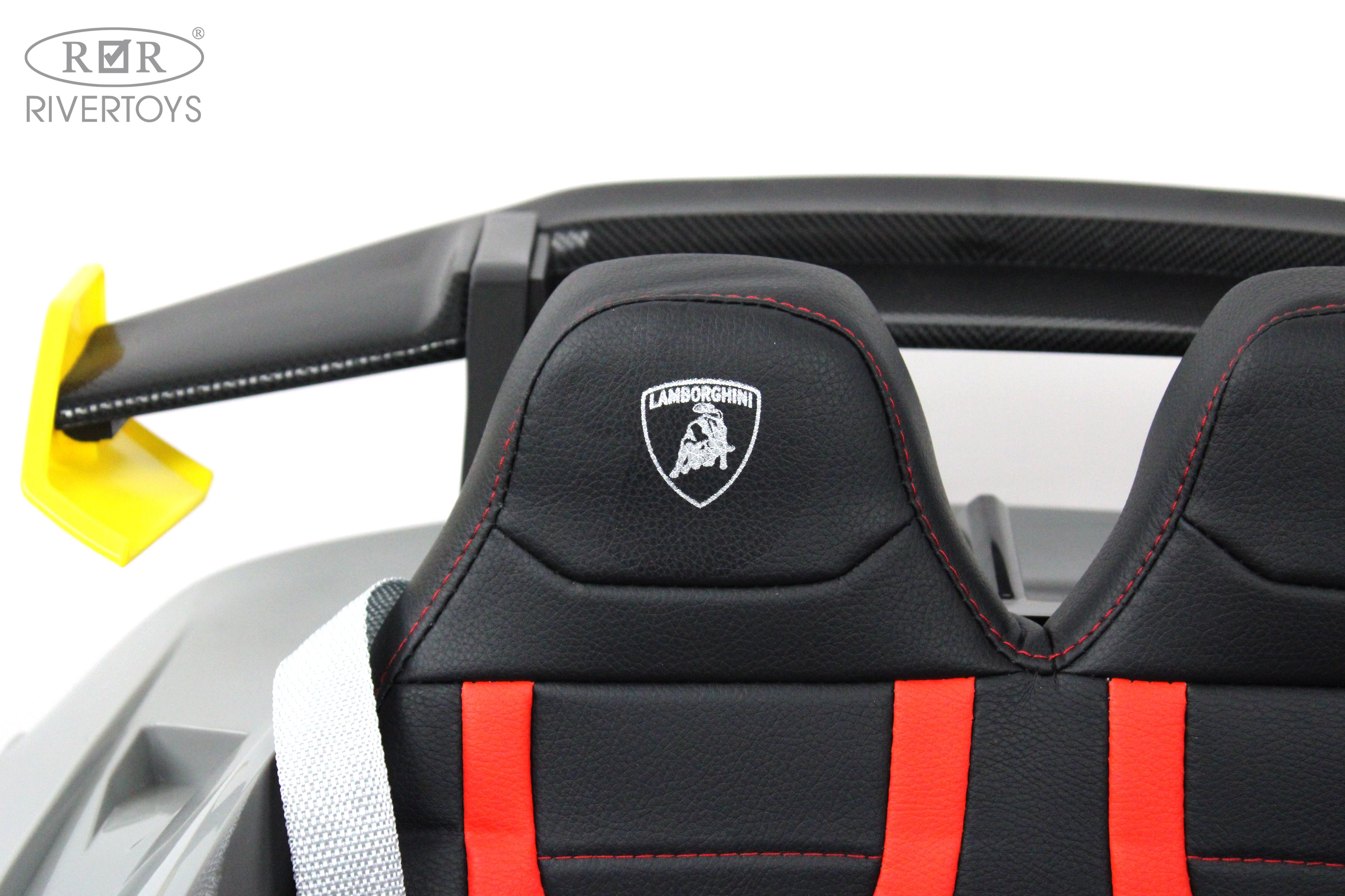 Электромобиль RIVERTOYS Lamborghini E888EE-GRAY С пультом ДУ - фото 7