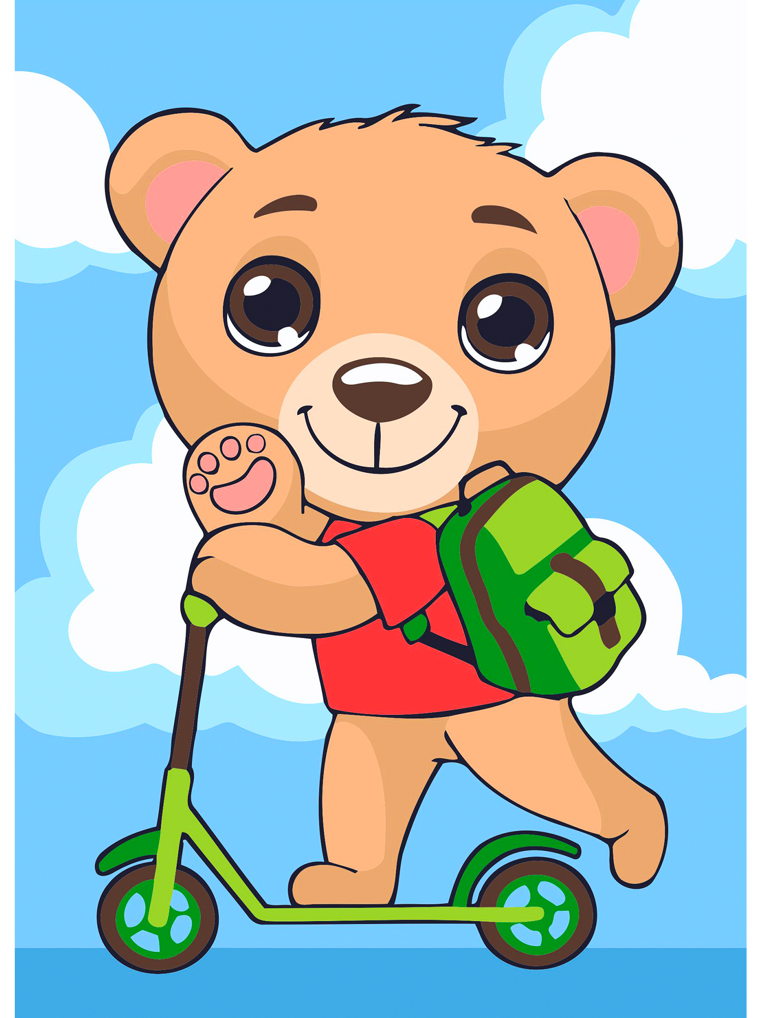 Картина по номерам Hobby Paint Пора в школу в ассортименте - фото 2