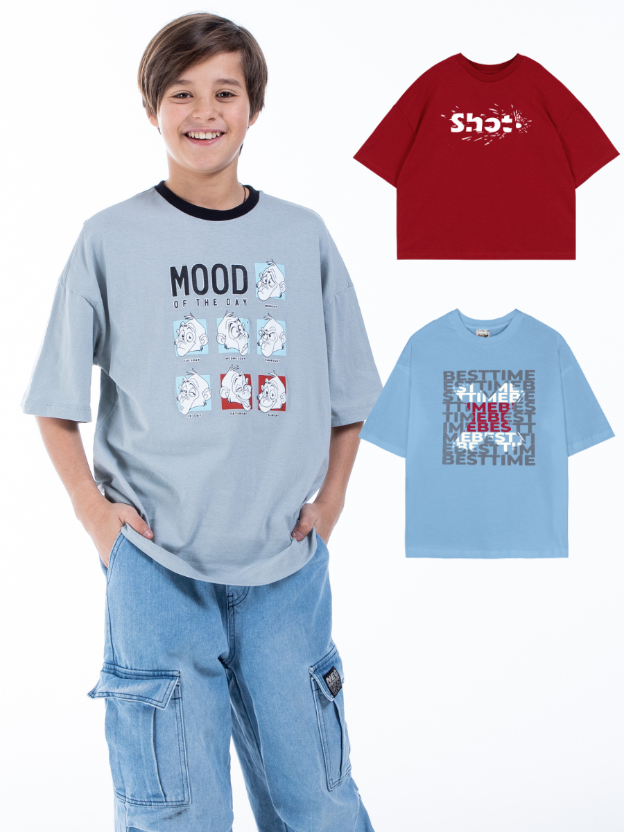 Футболка 3 шт Lets Go 4502_мультицвет - фото 1