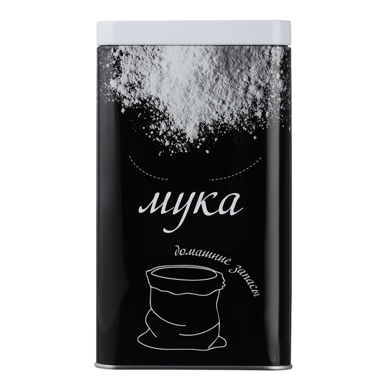 Банка для муки 17*10*10см жесть - фото 4