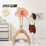 Баскетбольная стойка детская UNIX Kids Star сamel 2в1 для дома и улицы хоккейные футбольные ворота
