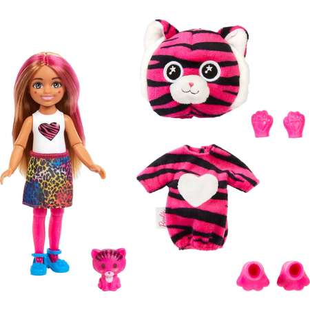 Кукла мини Barbie Cutie Reveal Челси Тигр