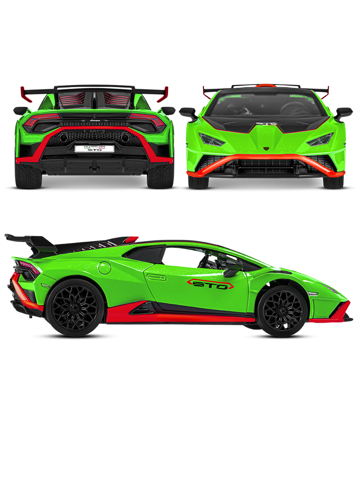 Автомобиль АВТОпанорама Lamborghini Huracan STO 1:24 JB1251760 - фото 22