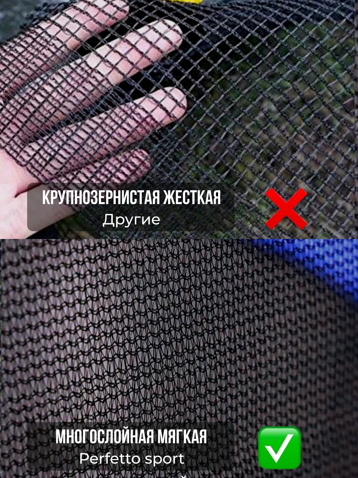 Батут каркасный Perfetto Sport с защитной сеткой ACTIVITY 10ft диаметр 3,0 м синий - фото 19