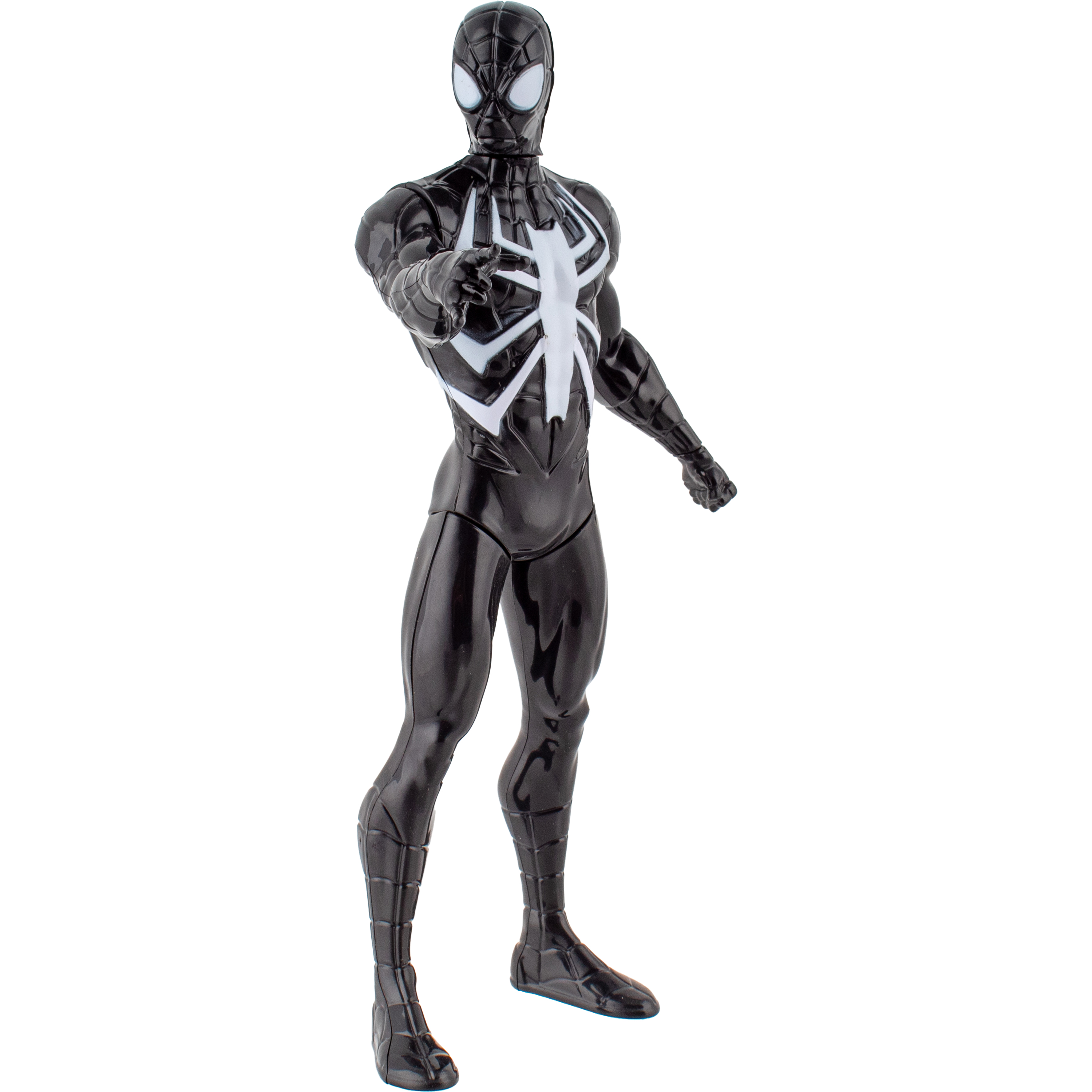 Фигурка KiddiePlay Чёрный Спайдермен с движущимися конечностями 23см - фото 5