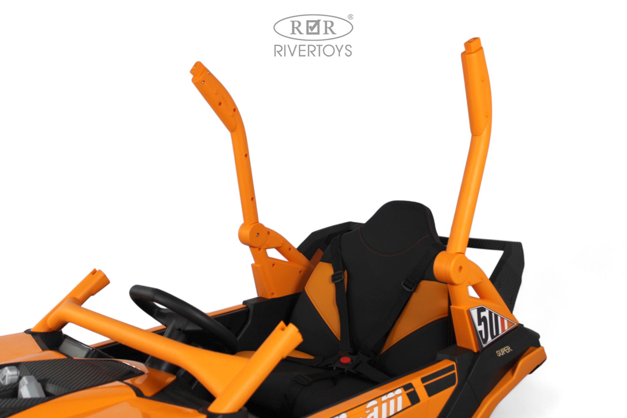 Электромобиль RIVERTOYS Z707ZZ-ORANGE С пультом ДУ - фото 22