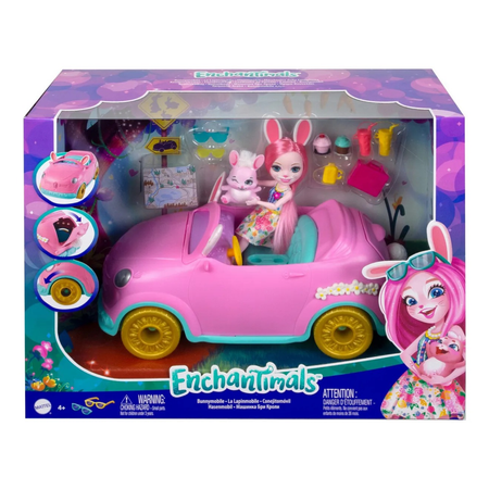 Кукла мини Enchantimals автомобиль Бри Кроля