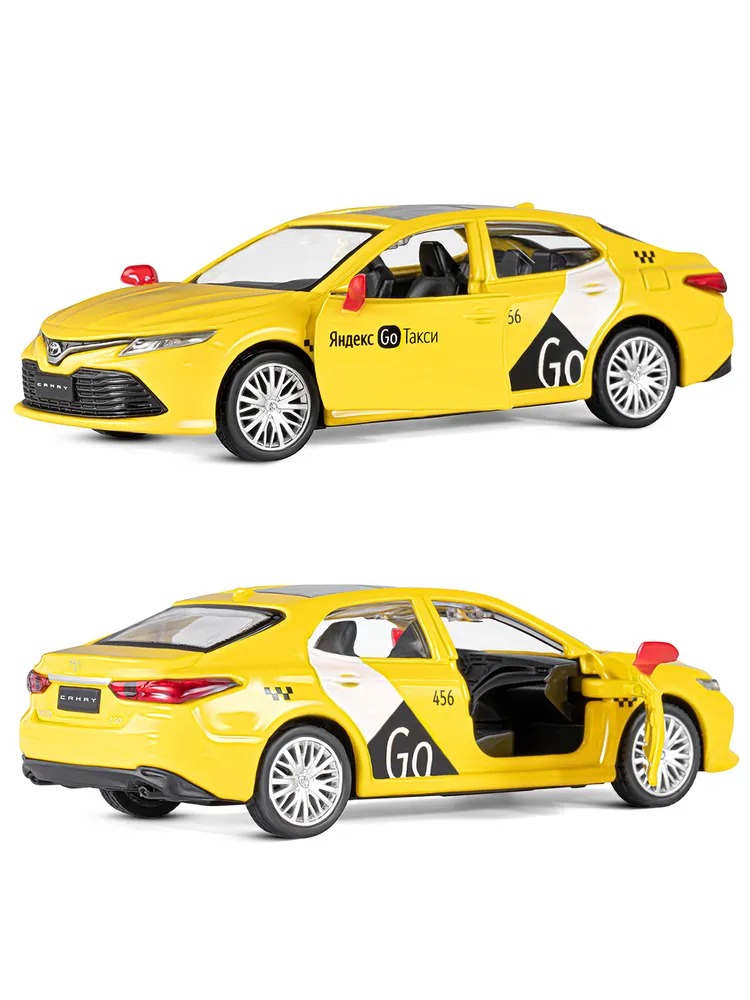 Автомобиль Яндекс GO Toyota Camry Такси 1:43 JB1251485 - фото 12
