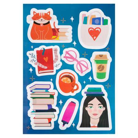 Скретч постер 100 книг Play market мультиколор