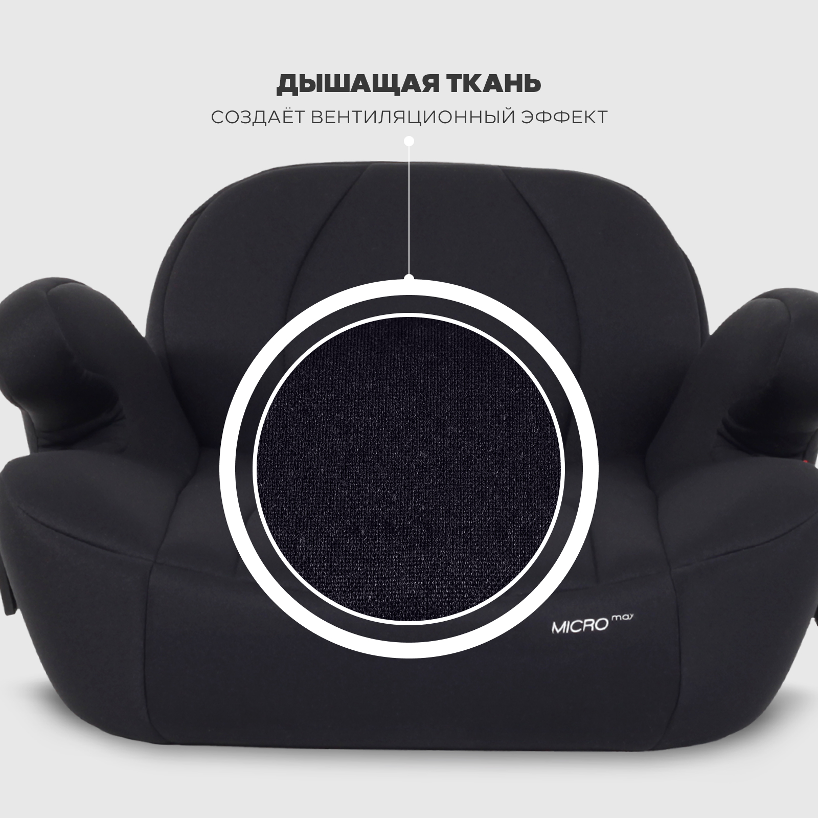 Автокресло Rant Micro max Isofix 3 (22-36 кг) черный - фото 4