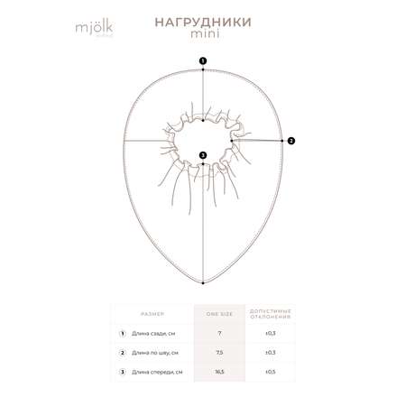 Нагрудник Mjolk текстиль